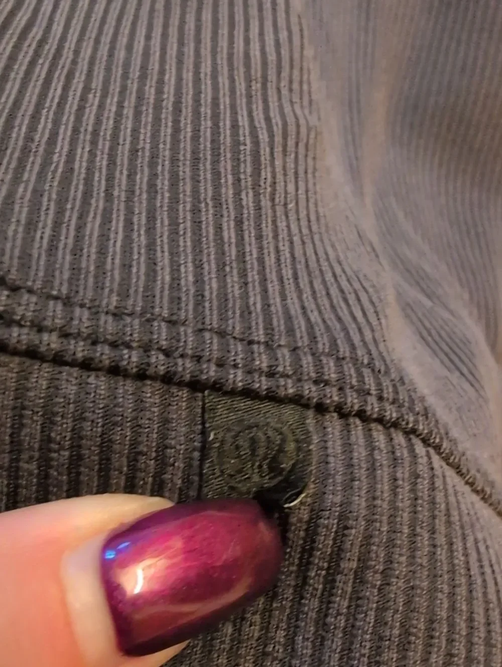 Lululemon Ribbed Softstreme Perfectly Oversized Cropped Crew Black Size 10